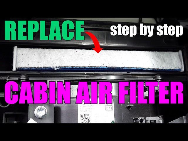 How to Replace Cabin Air Filter Air Conditioning - Toyota Yaris