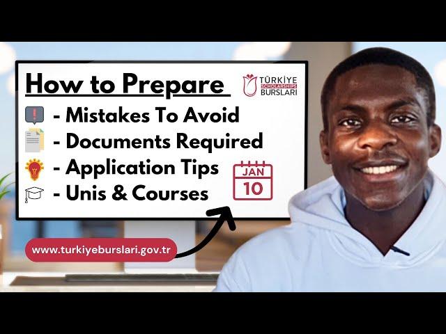 How to Prepare for Turkiye Burslari Fully Funded Scholarship