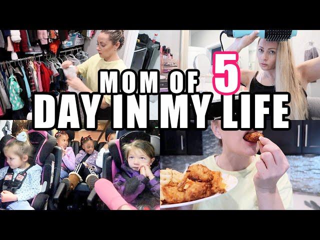 DAY IN THE LIFE OF A MOM OF 5! STAY AT HOME MOM ROUTINE 2021