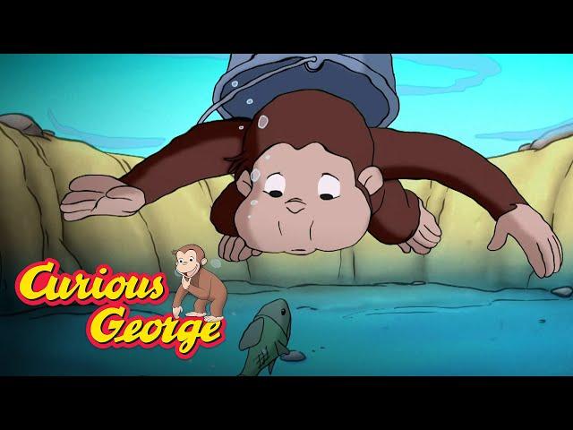 Curious George   George Finds a Fish   Kids Cartoon   Kids Movies  Videos for Kids