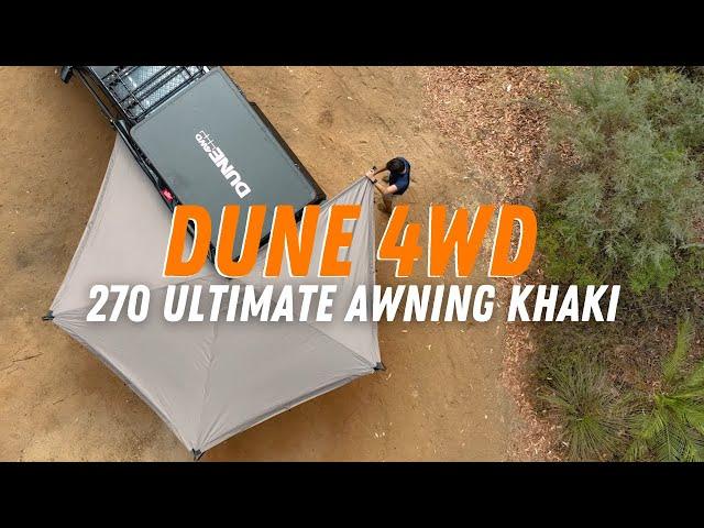 Dune 4WD 270 Ultimate Awning Khaki | 4WD Gear | Anaconda Stores