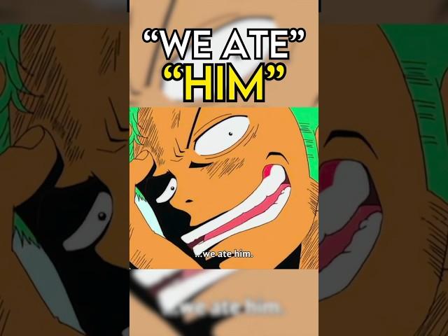 When Zoro said he “ate Usopp” 