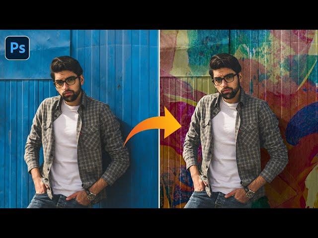 How to change background in Photoshop cc [ easy and best trick ]