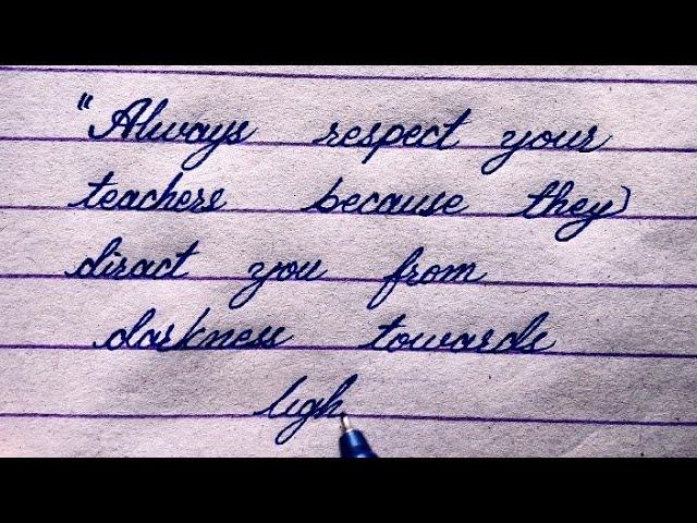 New American cursive writing|cursive handwriting practice of sentences|super satisfying handwriting.