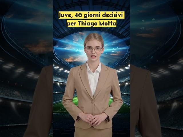 Juve, 40 giorni decisivi per Thiago Motta: svolta o rottura?