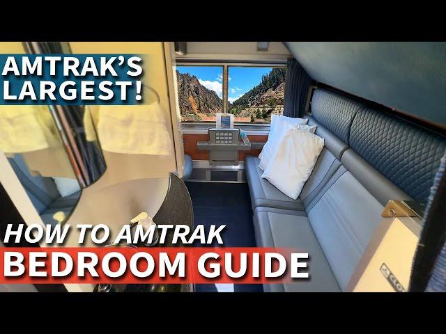 Amtrak BEDROOM Guide - What to Expect from Amtrak's LARGEST Room!