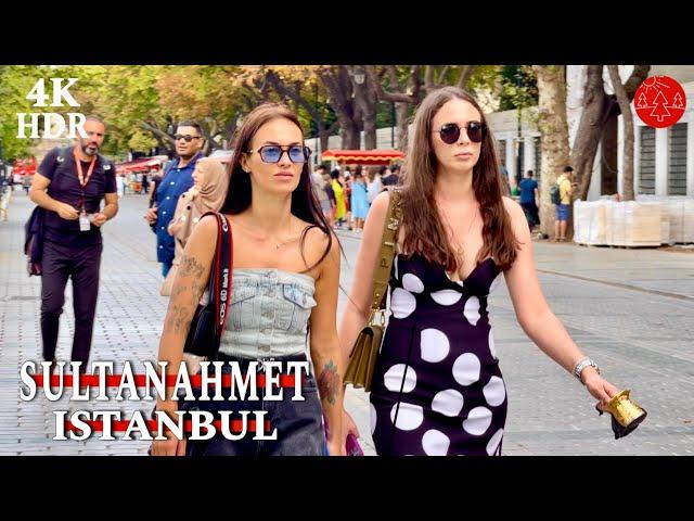 Istanbul Sultanahmet The Most Touristy Area Walking Tour  4K