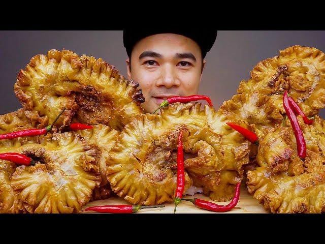 SPICY CHICHARON BULAKLAK | CRISPY PIG RUFFLED FAT | MUKBANG ASMR | ALFIE EATS