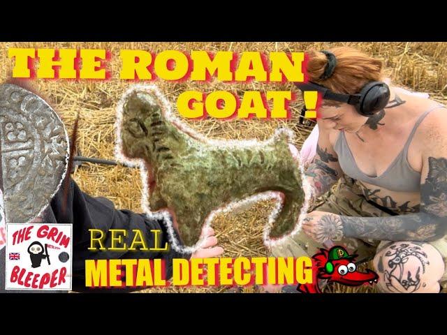 SHES THE GOAT … REAL METAL DETECTING UK !!