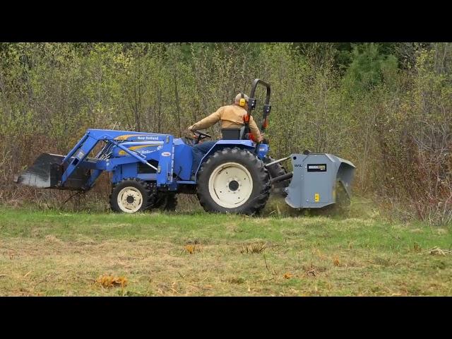 Baumalight MP348 Brush Mulcher for Tractors - Customer in Action Video