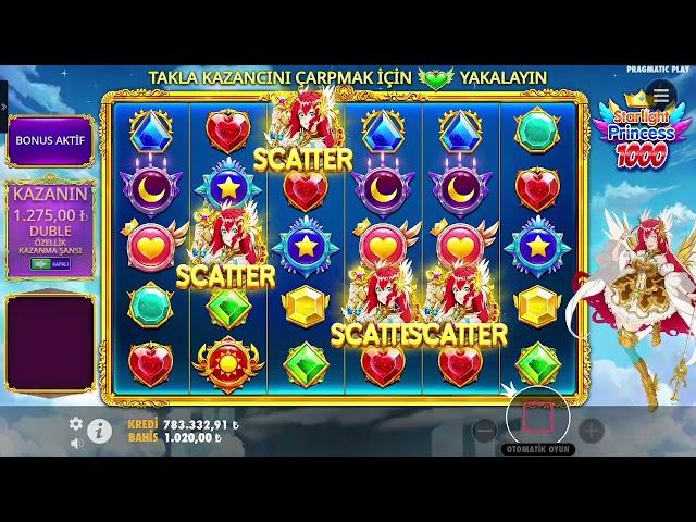 Starlight Princess VS Slot Cenk Gelsin Çarpanlar Prenses #starlightprincessslot #slot #slotoyunları