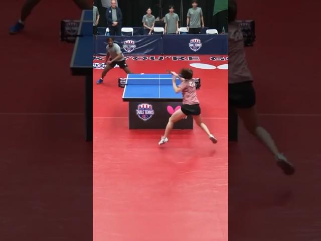 Don’t mess with 3-time Olympian Lily Zhang when the Golden Game drops  #tabletennis #mltt