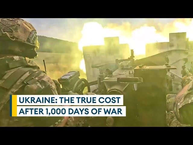 1,000 days of Ukraine war: Hundreds of thousands of casualties for minimal gains