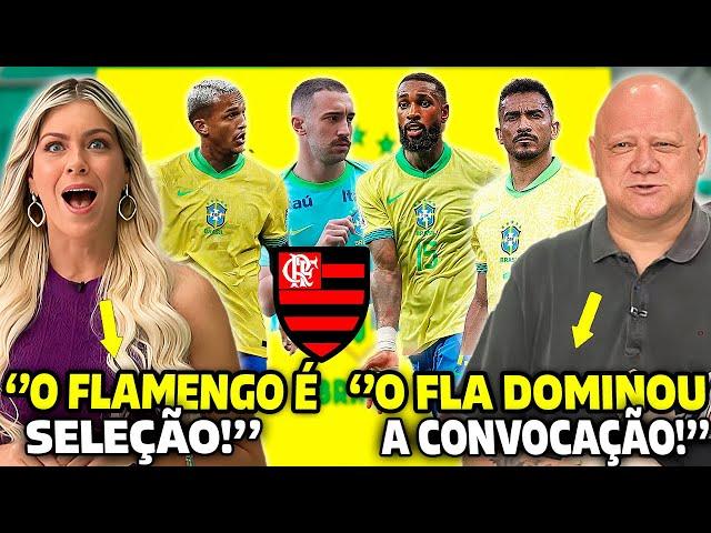  RENATA E RONALDÃO REAGEM À CONVOCAÇÃO! "4 JOGADORES DO FLAMENGO CONVOCADOS PARA OS AMISTOSOS!"