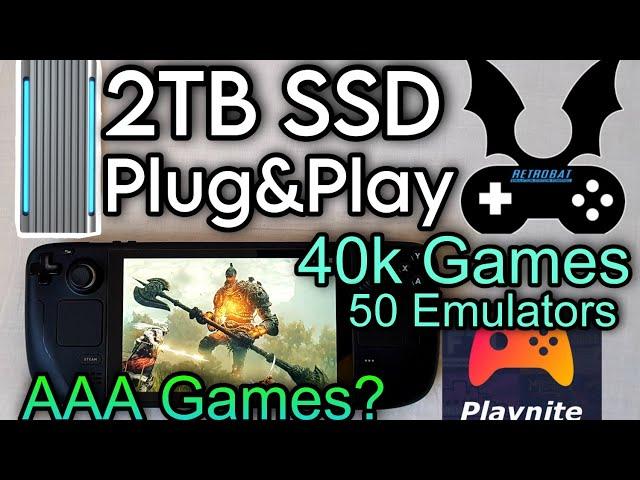 This ILLEGAL Plug&Play 2TB SSD Full of AAA Games should be Banned !!! | Playnite + RetroBat