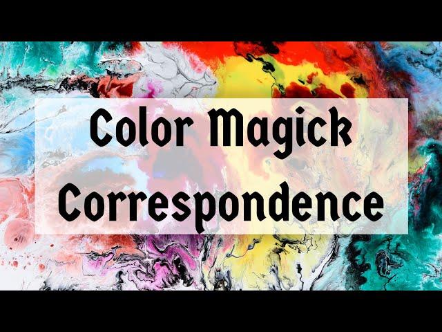 Color Magick Correspondence