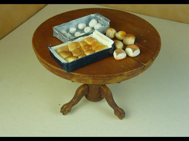 Dollhouse Miniature Dinner Rolls