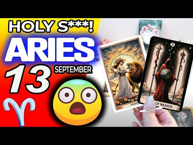 Aries ️ HOLY S***️I MUST WARN YOU ABOUT THIS PERSON️ horoscope for today SEPTEMBER 13 2024 ️