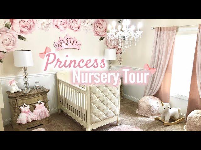 BABY GIRL NURSERY TOUR! | Princess Nursery | LGQUEEN Home Decor