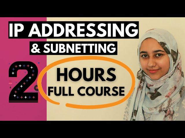 IP Addressing and Subnetting FULL COURSE for BEGINNERS | 2022 