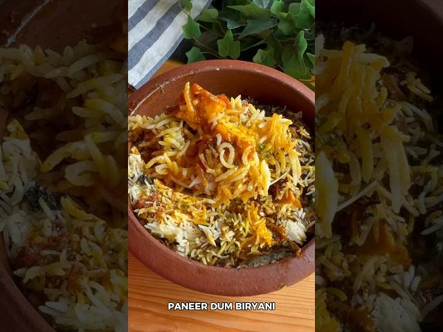 Paneer dum biryani recipe | veg biryani video recipe #paneer #biryani #dumbiryani #paneerbiryani