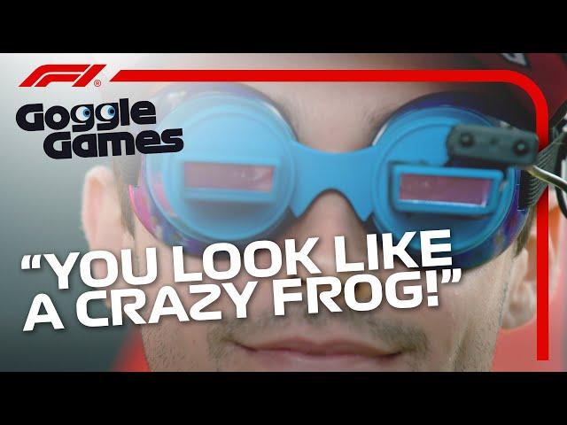 Hilarious Sports With Ferrari's Charles Leclerc And Carlos Sainz! | Goggle Games