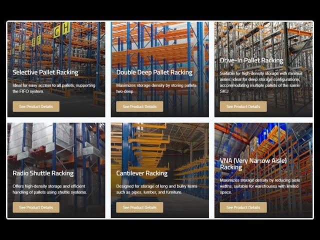 Warehouse racking system projects | Aceally