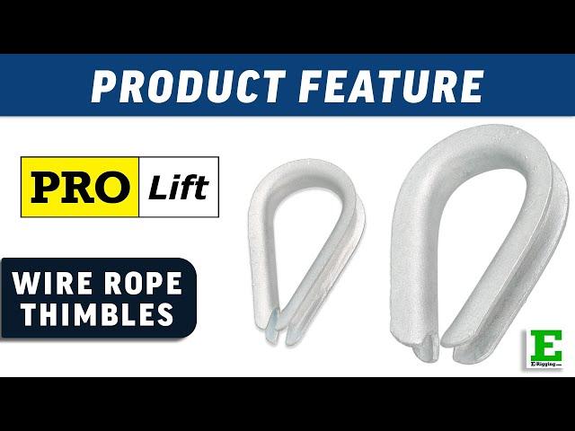 Pro Lift Wire Rope Thimbles | E-Rigging Products