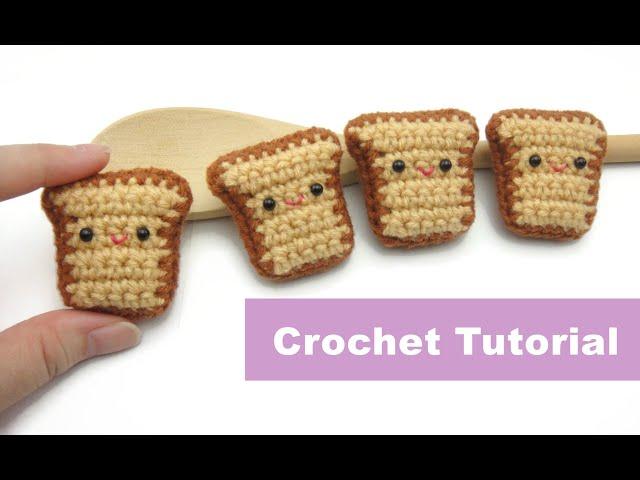 Easy Crochet Amigurumi Tutorial - Toast