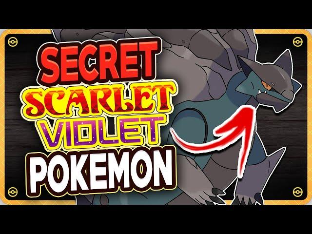 3 SECRET Pokémon in Pokémon Scarlet and Violet That You Don't Get to See