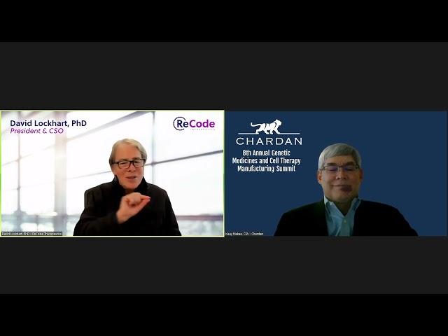 ReCode Therapeutics - Chardan's 8th Annual Genetic Medicines & Cell Therapy Manufacturing Summit