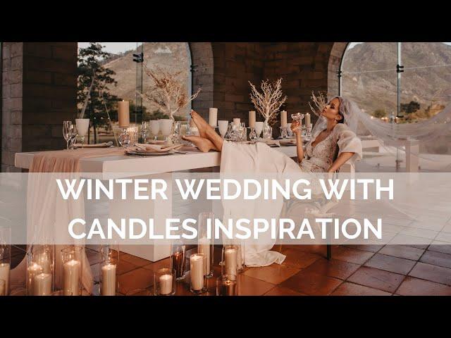 Winter Wedding With Candles Inspiration