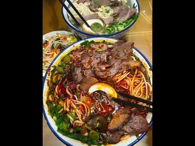 A good day for Gansu people starts with drowning an egg #lanzhou  #beef  #noodles