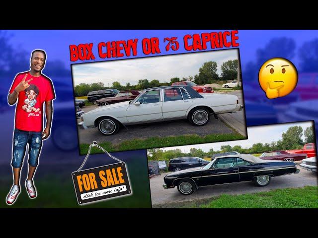 WHICH ONE WOULD U BUY AND BUILD A 75CAPRICE OR 1990 BOX CHEVY BOTH 4 SALE