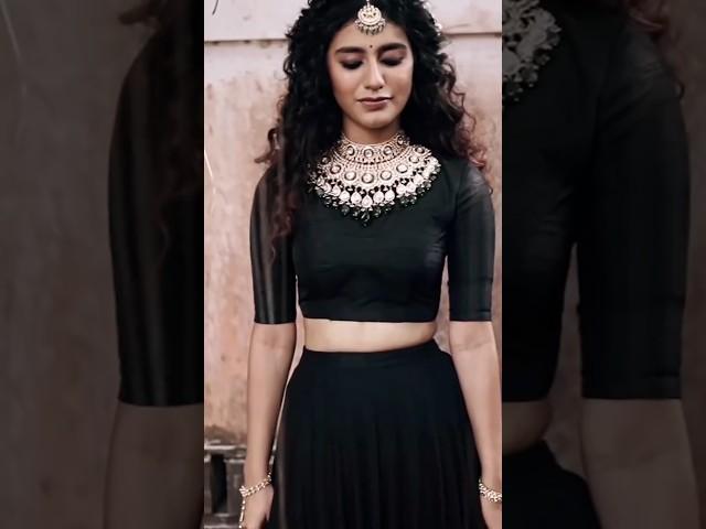 Priya Prakash Varrier hot photoshoot in black dress