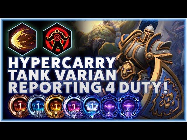 Varian Taunt - HYPERCARRY TANK VARIAN REPORTING FOR DUTY! - B2GM Season 1 2024