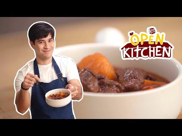 Jose Sarasola Cooking Pinoy Style French Beef Stew! | Open Kitchen | BiteSized.ph