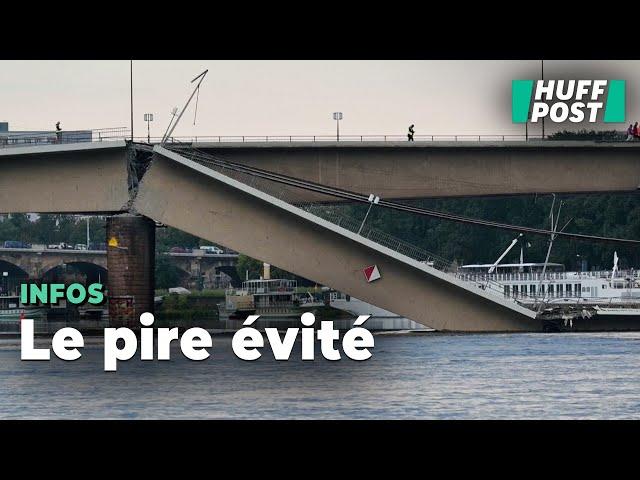 Un pont s’effondre en pleine nuit à Dresde, l’une des plus grandes villes d’Allemagne