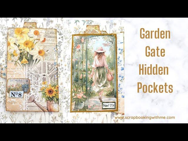 HIDDEN GARDEN GATE POCKETS WITH JOURNAL SPOTS #journaljigsaw