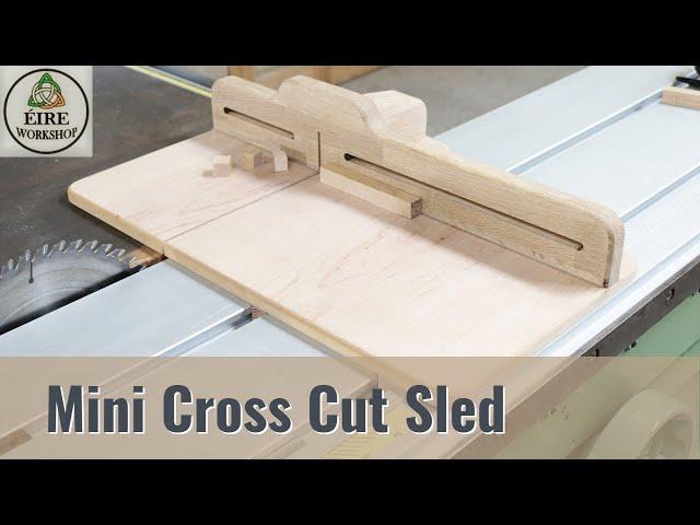 How to Enhance Your Table Saw with a Mini Cross Cut Sled - DIY Woodworking