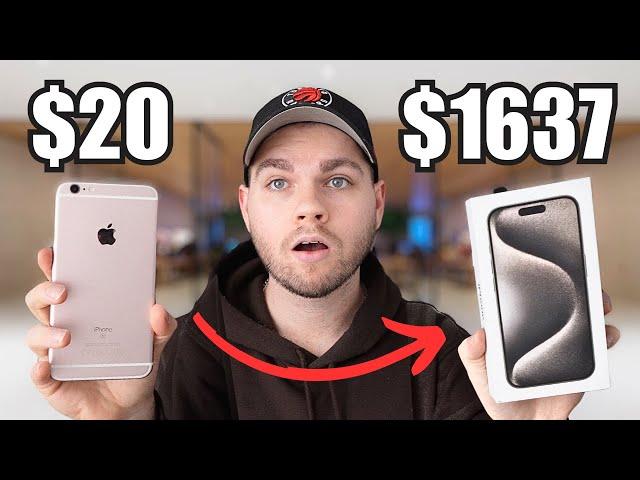 I Flipped an iPhone 6s to an iPhone 15 Pro