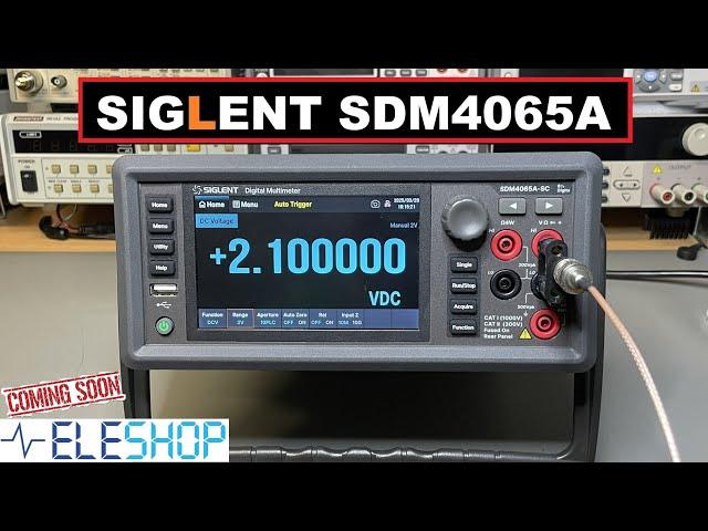 TA-0443: TheNEW Siglent SDM4065A 6.5 Digits Multimeter