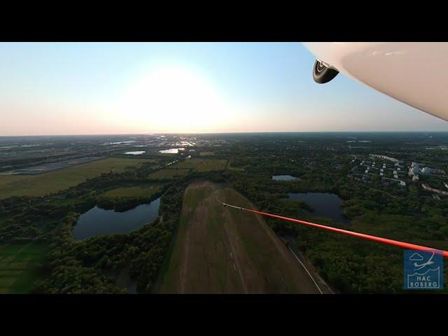 Take-off by winch from a very unusual perspective