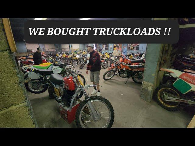 WE BOUGHT TRUCK LOADS OF BIKES AT THE AUCTION!