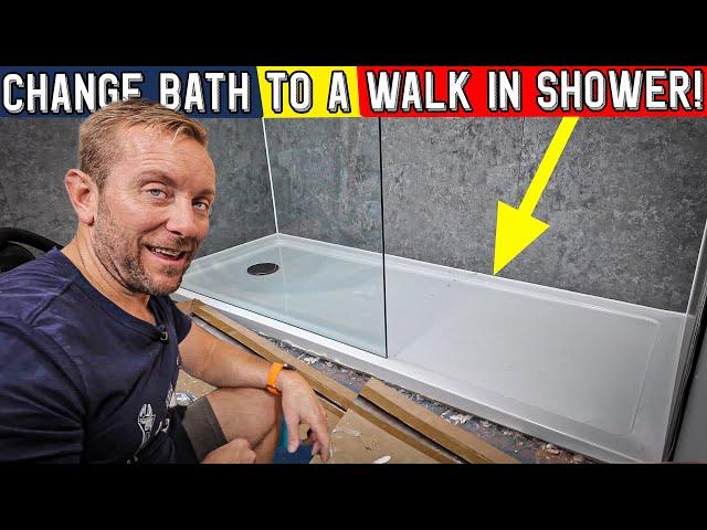 HOW TO REMOVE BATH FOR WALK IN SHOWER - Step By Step