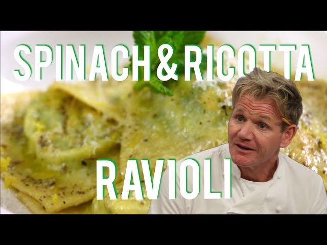 Spinach and Ricotta Ravioli - PTMTR