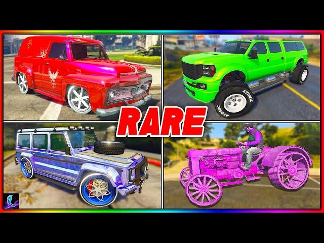 *SOLO* How To Get ALL Rare Cars In GTA 5 Online! (All Rare Car Locations Guide)