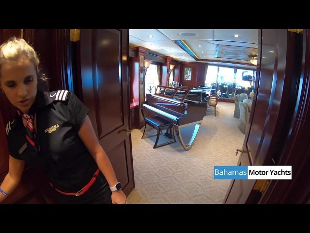 AMARULA SUN Yacht Charter Walkthrough | Bahamas Luxury Motor Yacht