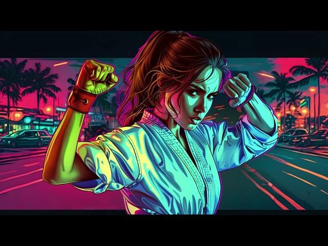 Arcade Karate 80s | Synthwave Chillwave 2024 | Retro Electro Wave Music Mix - Volume 1