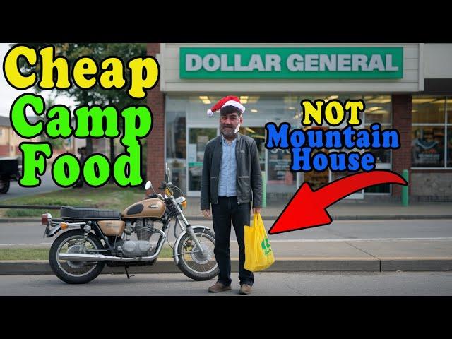 Motorcycle Camping & Cooking from a Dollar General